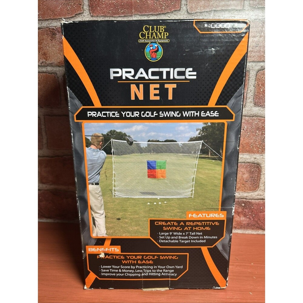 Club Champ Golf Practice Net 9 Ft Wide x 7 Ft Tall